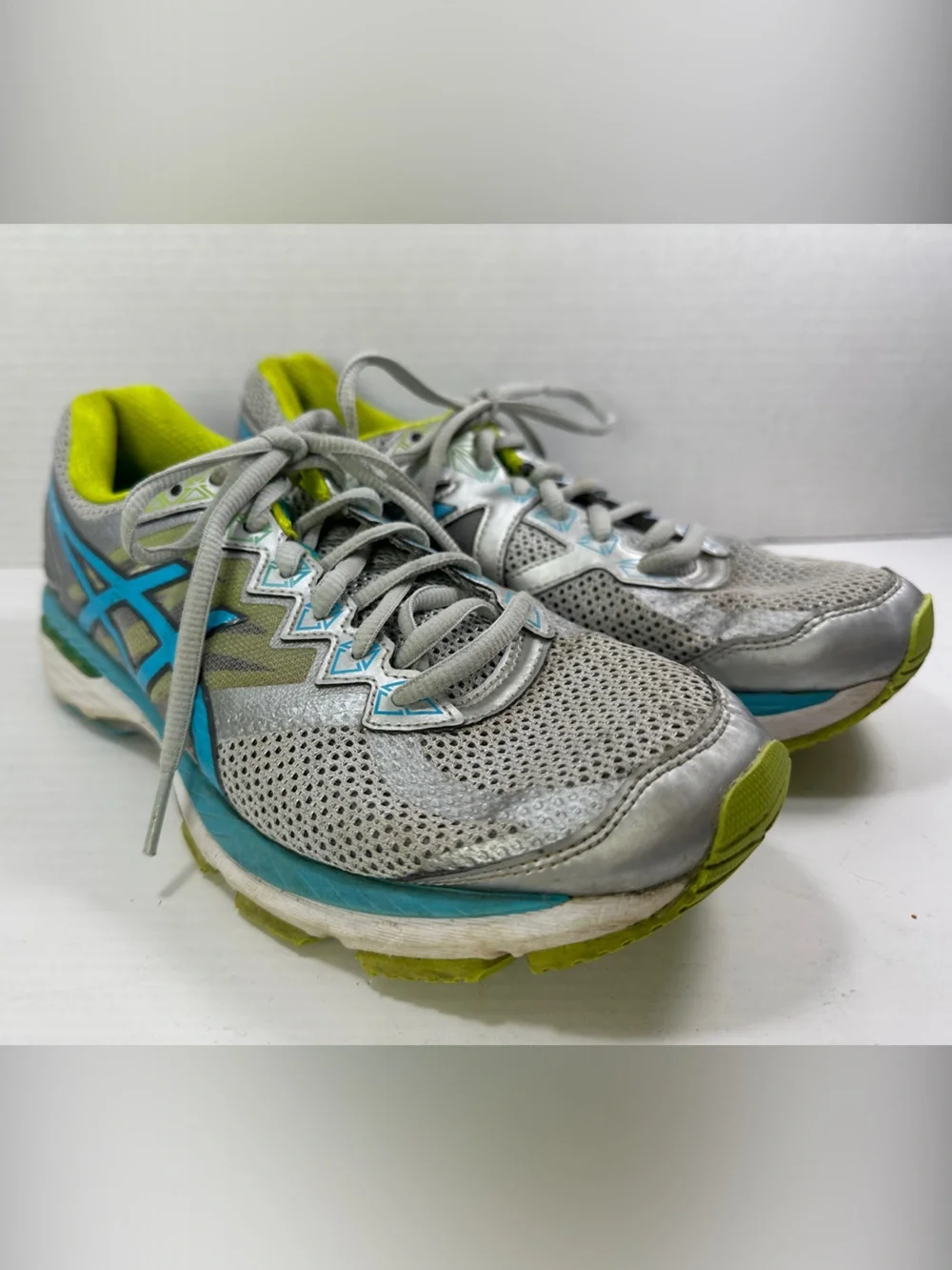 ASICS Fluidline Dynamic Duomax Women's Running Sneakers Size 9 Gray Blue T656N